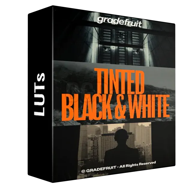 GradeFruit - Tinted Black and White LUTs & LR Presets
