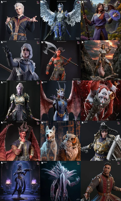 Bulkamancer Sculpts - Baldur's Gate 3 Statue Collection скачать