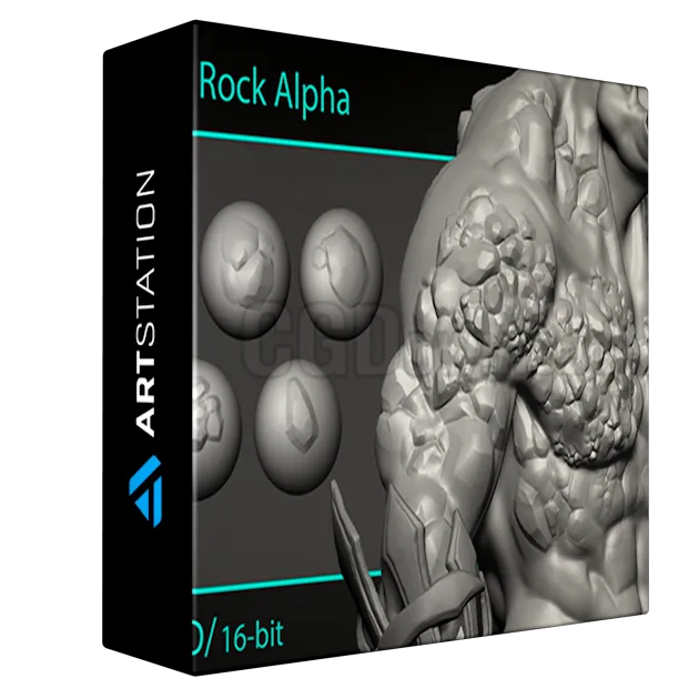 Stylized Wooden Alphas