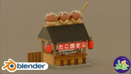 Blender Takoyaki Shop скачать
