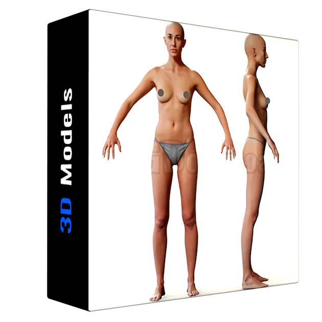 3dscanstore - Animation Ready Body Scan / Female 02