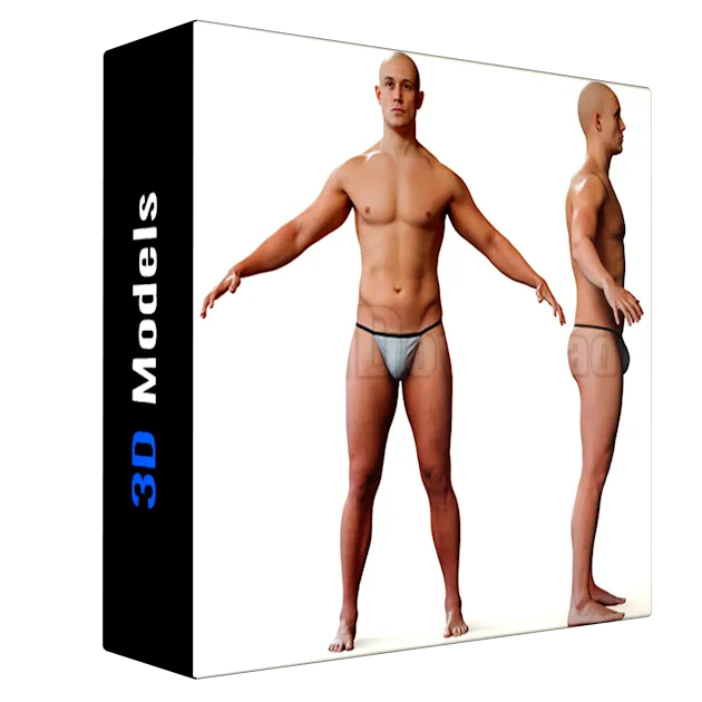 3dscanstore - Animation Ready Body Scan Male 04